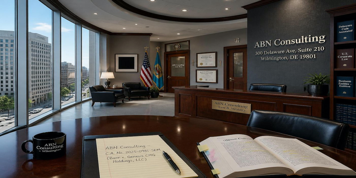 ABN CONSULTING LAW modern corporate office interior